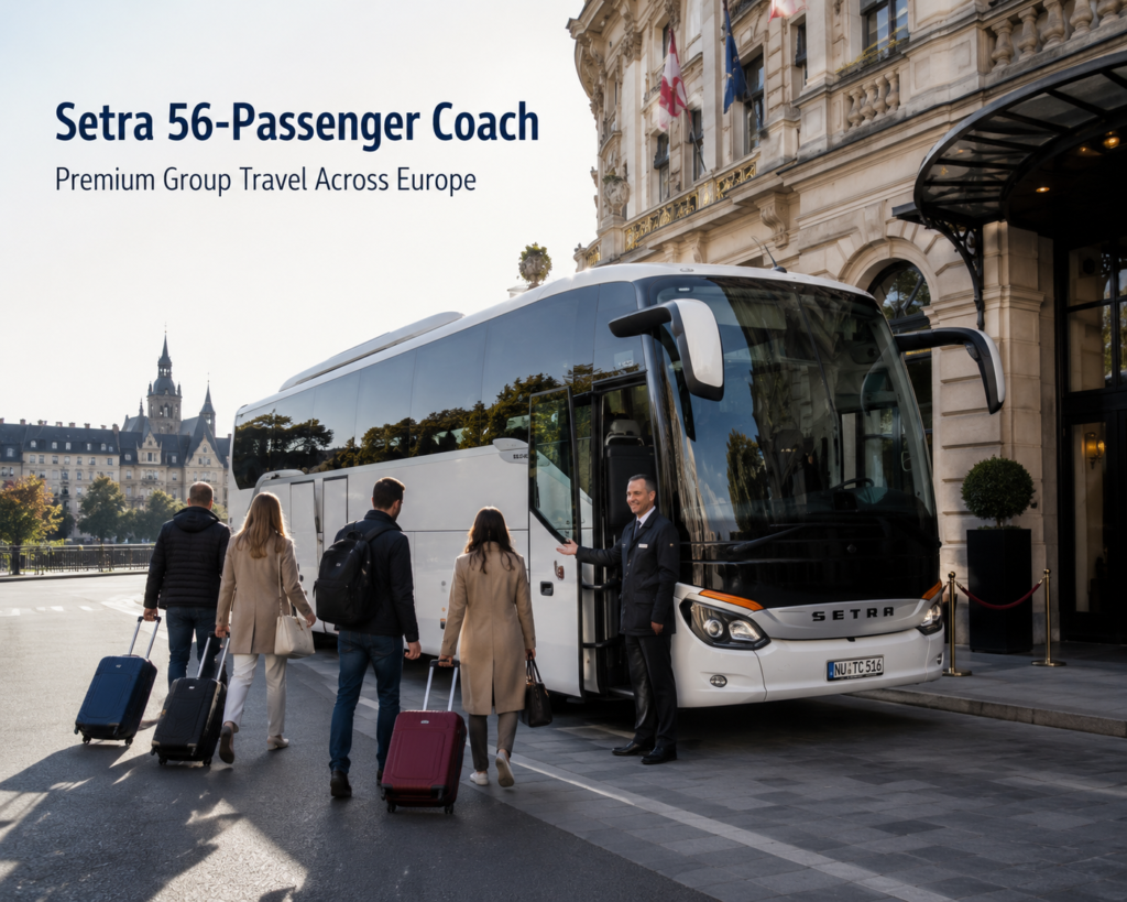 Bus rental Paris for group travel with a private coach in central Paris