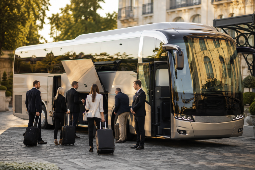 Veranstaltungstransport in Paris für Gruppen und Geschäftsevents